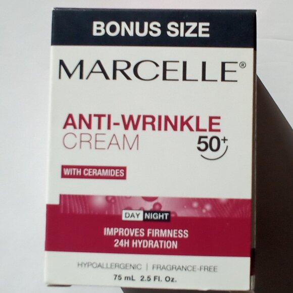 MARCELLE ANTI-WRINKLE CREAM WITH CERAMIDES ,DAY or NIGHT REPAIR BONUS SIZE 75 ml - Picture 5 of 9